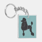 Poedel Sleutelhanger (Voorkant Links)