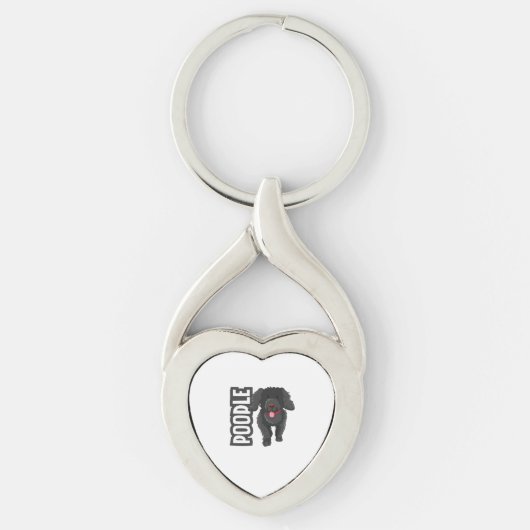 Poedel Sleutelhanger (Voorkant)