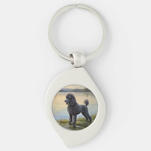 Poedel Sleutelhanger (Voorkant)