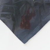 Poedel Snowy Sleigh Kerst Decor Fleece Deken (Hoek)