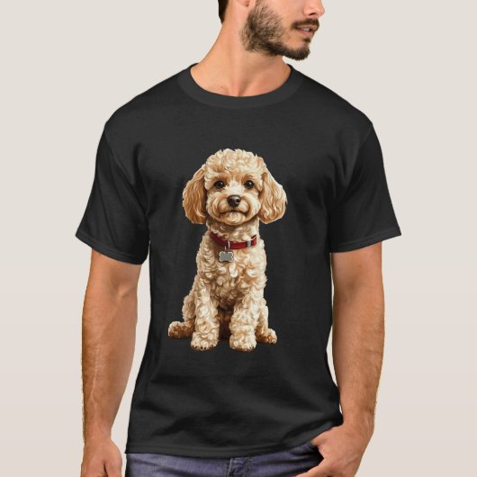 Poedel T-shirt (Voorkant)
