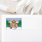 Poedel Vakantie Kerst Treat Shop Etiket (Insitu)