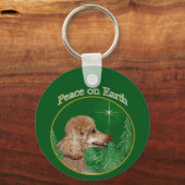 Poedel vrede sleutelhanger (Voorkant)