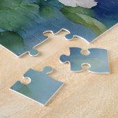 Poedel Waterverf Bloemen Kunst Legpuzzel (Zijkant)