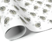 Poedel (wht) Geschiedenis Ontwerp Cadeaupapier (Rol Hoek)