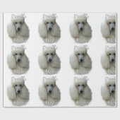 Poedel (wht) Mam 2 Cadeaupapier (Vlak)