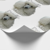 Poedel (wht) Mam 2 Cadeaupapier (Hoek)