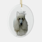 Poedel (wht) Mam 2 Keramisch Ornament (Rechts)