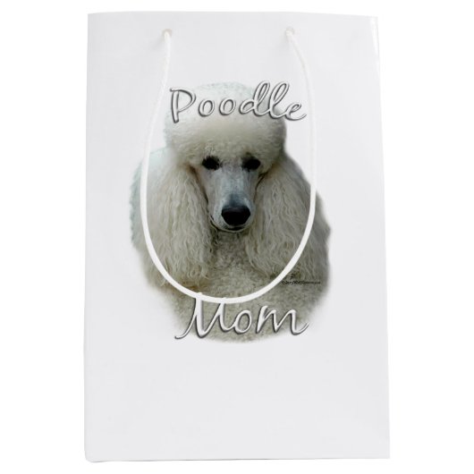Poedel (wht) Mam 2 Medium Cadeauzakje (Voorkant)