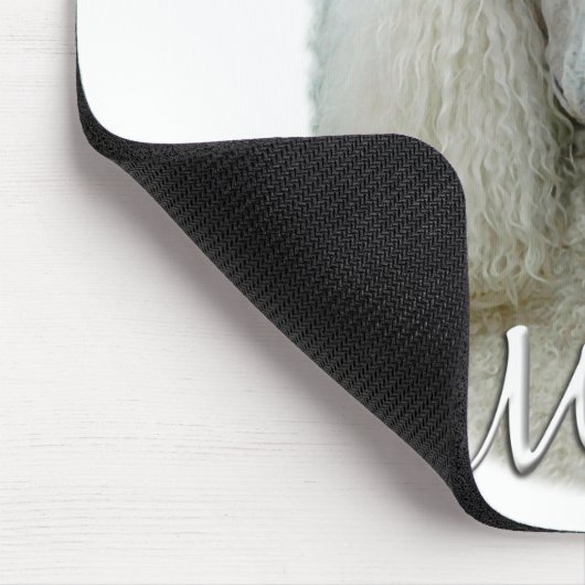 Poedel (wht) Mam 2 Muismat (Hoek)