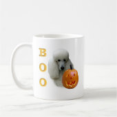 Poedel (wit gecoat) Boo Koffiemok (Links)