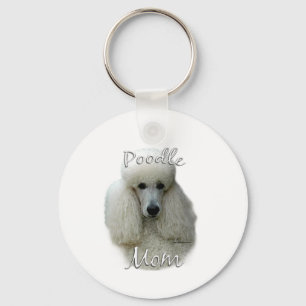 Poedel (wit) Mam 2 Sleutelhanger