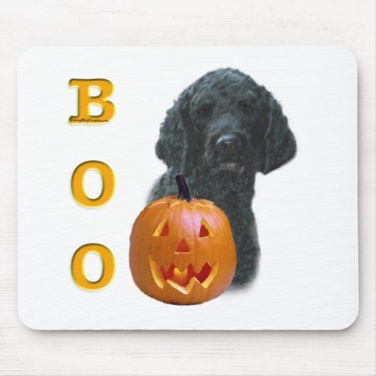 Poedel (zwart gecoat) Boo Muismat (Voorkant)