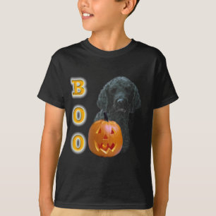 Poedel (zwart gecoat) Boo T-shirt