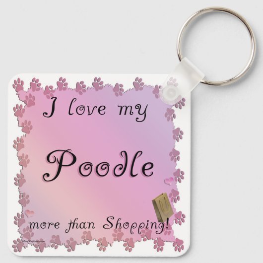 Poedelhandel Sleutelhanger (Achterkant)