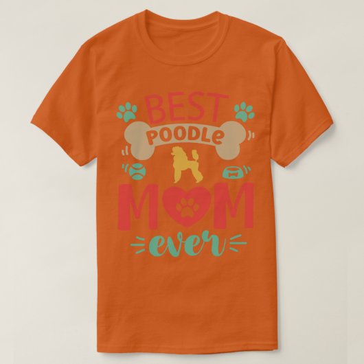 Poedelhond 2 t-shirt (Design voorkant)
