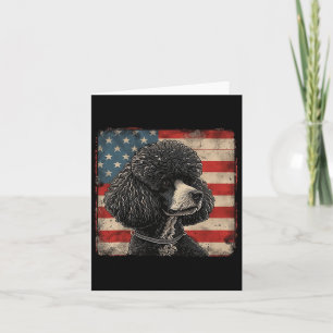 Poedelhond American Patriot Independence Day Manne Kaart