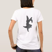 Poedelhond doet yoga t-shirt (Achterkant)