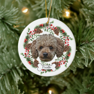 Poedelhond Gepersonaliseerd Huisdier Ornament