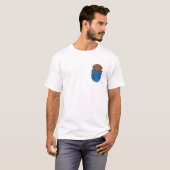 Poedelhond in de zak T-shirt (Voorkant volledig)