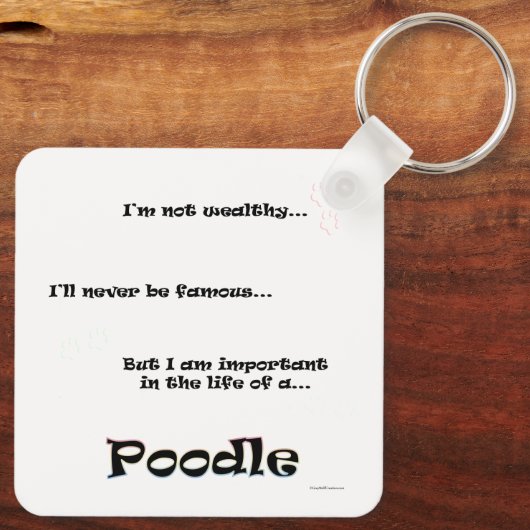 poedelleven sleutelhanger (Achterkant)