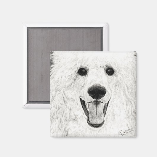 Poedelmagneet - "Jolly Boy" Magneet (Voorkant / Achterkant)