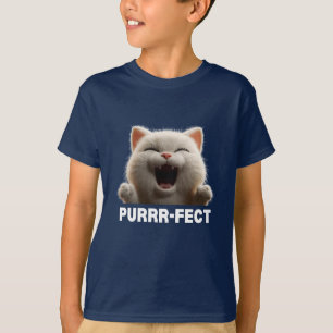 POEDELPRETTIG Grappige Lachende Kat Meme T-shirt