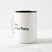 Poedels, Hersenen en Beauty Coffee Mok (Voorkant links)