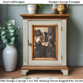 Poedels Honden Zwarte Victoriaans Outfits CP4 Deco Tissuepapier