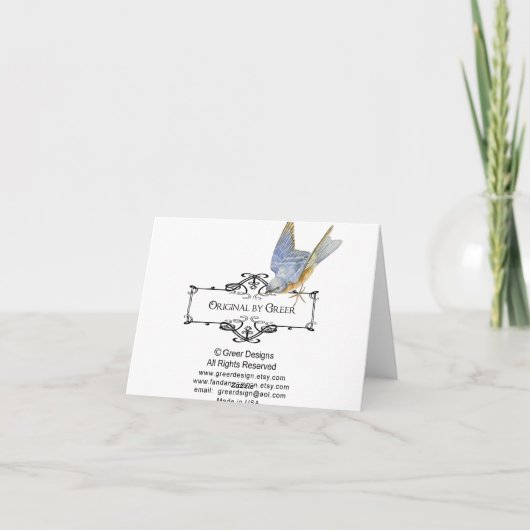 Poedels in  rood Cabriolet Kaart (Achterkant)