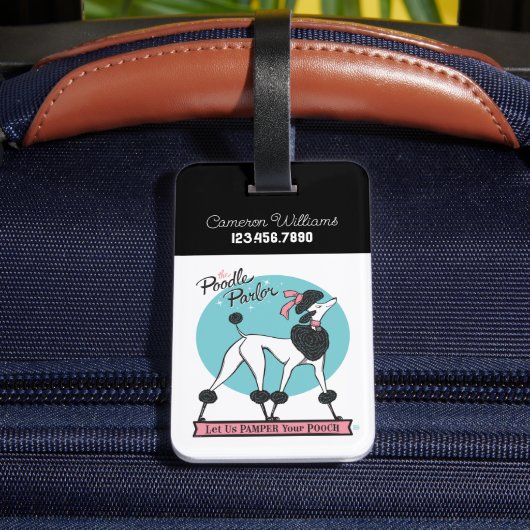 poedelsalon bagagelabel (Achter Insitu 4)