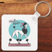 poedelsalon sleutelhanger (Achterkant)