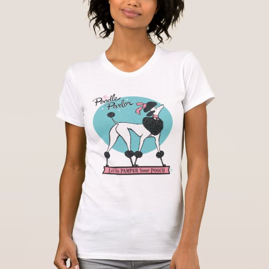 poedelsalon t-shirt (Voorkant)
