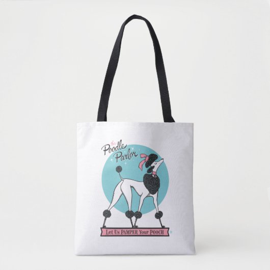 poedelsalon tote bag (Voorkant)