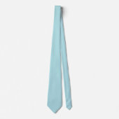 Poeder Blauw B0E0E6 Stevig kleurenontwerp Stropdas (Voorkant)