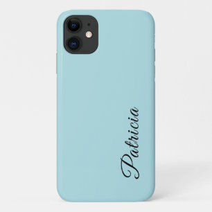 Poeder Blauw Effen Kleur Minimalistische Elegante  Case-Mate iPhone Case