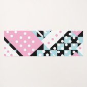 Poeder blauw en roze yogamat (Achterkant (horizontaal))