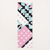 Poeder blauw en roze yogamat (Voorkant)