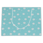 Poeder Blauw - In de Wolken Gift Bag Groot Cadeauzakje (Voorkant)