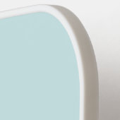 Poeder Blauw Monogram Pickleball Paddle met Naam (Links Detail)