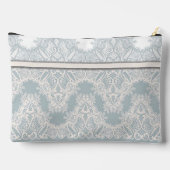 Poeder Blauw Print Cosmetische/Pencil Bag Etui (Achterkant)