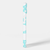 Poeder Blauwe Polka Dot Case-Mate iPhone Case (Achterkant / Rechts)