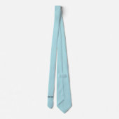 Poeder Blue Solid Color met Hex Number B0E6 Stropdas (Achterkant)