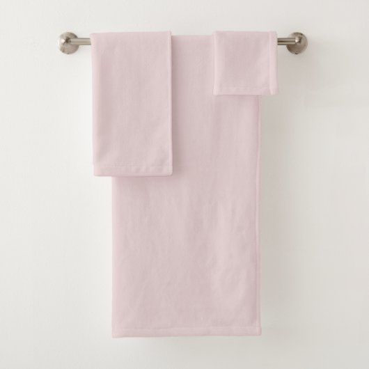 Poeder Blush Roze Effen Kleur Bad Handdoek (Insitu)