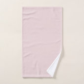 Poeder Blush Roze Effen Kleur Bad Handdoek (Handdoek)