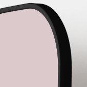 Poeder Blush Roze Effen Kleur Pickleball Paddle (Links Detail)
