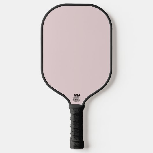Poeder Blush Roze Effen Kleur Pickleball Paddle (Voorkant)