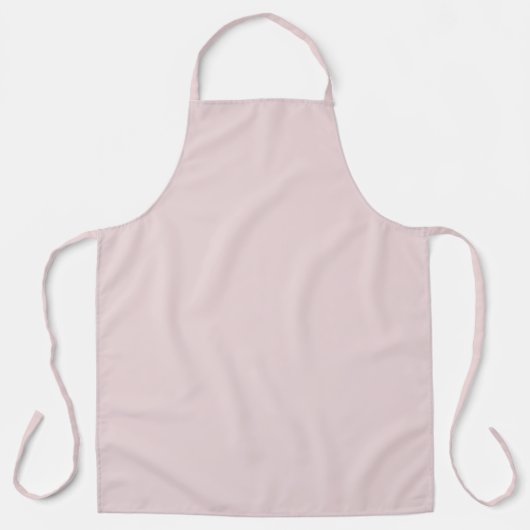 Poeder Blush Roze Effen Kleur Schort (Voorkant)