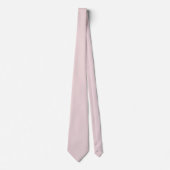 Poeder Blush Roze Effen Kleur Stropdas (Voorkant)