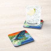 Poeder-Butterfly II Bier Onderzetter (Rechterzijde)